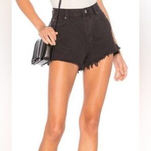 Amuse Society Black Denim Shorts